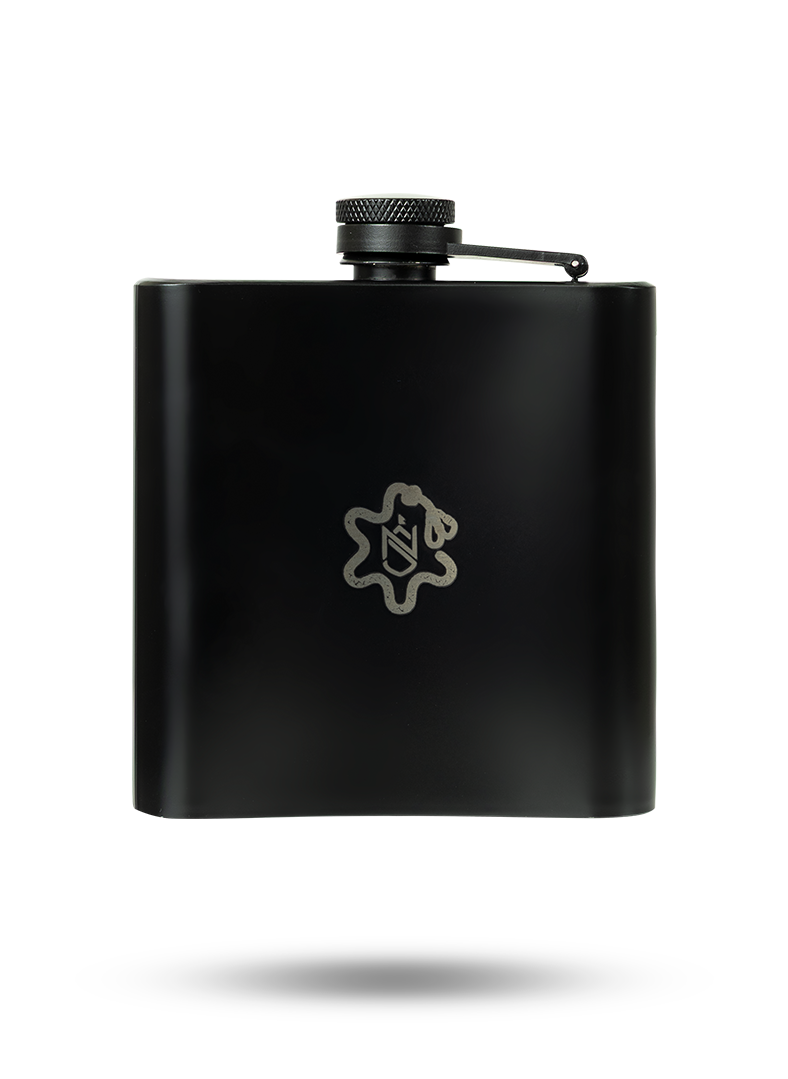 Hip Flask Rope and Shield