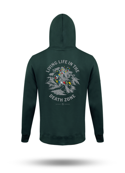 Living Life In The Death Zone Flag Hoodie